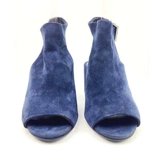 Kenneth Cole Blue Suede Block‎ Heeled Sandal - Size 6.5 - Picture 3 of 8